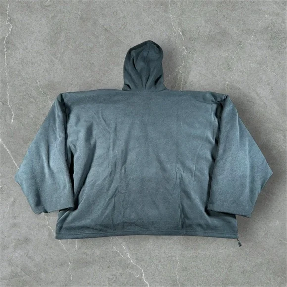 Yeezy Gap Hoodie Mens Large Blue Oversized Boxy Kanye‎ Engineered By Balenciaga